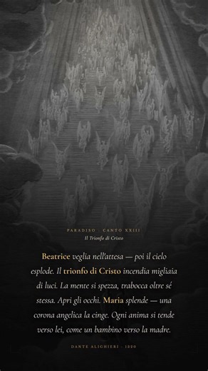 Paradiso, Canto XXIII · Il Trionfo di Cristo — Divina Commedia