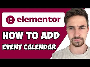 How to Add Event Calendar To Elementor 2024