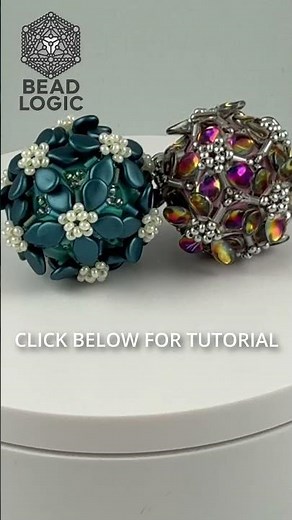 Tila Ball Beaded Bead Variation Tutorial | Step-by-Step Designer Bead #beadingtutorial