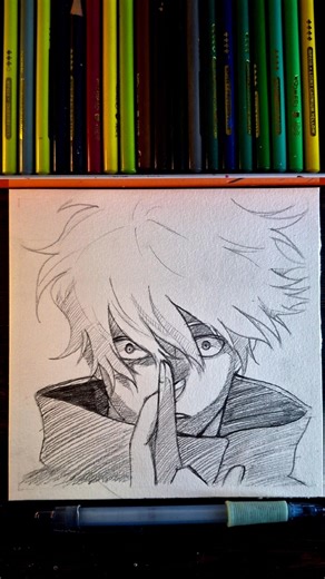 Gojo Speed Drawing