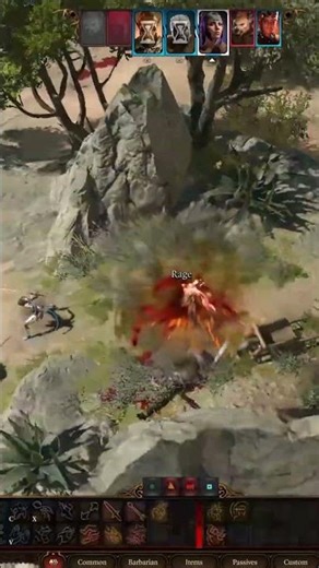 BG3 Wild Magic Barbarian #shorts #bg3 #shadowheart