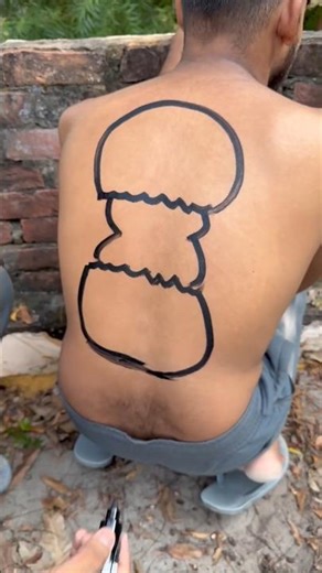 you can do it guess my back drawing challenge part 321 #shorts