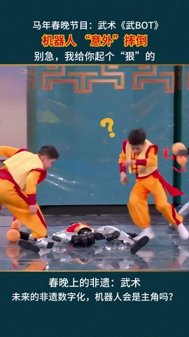 武术《武BOT》与机器人表演的精彩瞬间