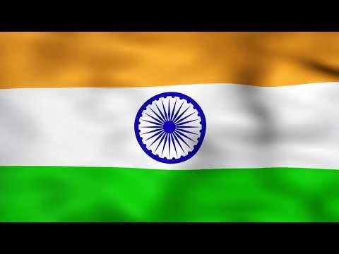 Indian waving flag