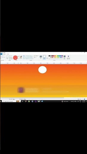 How to Make Gradient Color in MS Paint | Easy Trick#mspaint #mspaintdrawing