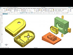 Core cavity made in Nx12 without mold wizard Siemens Nx12