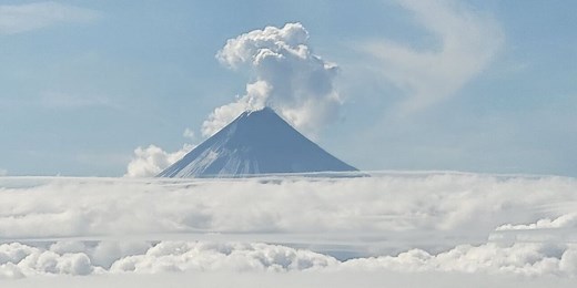 Shishaldin unrest continues, as Aleutian volcano erupts