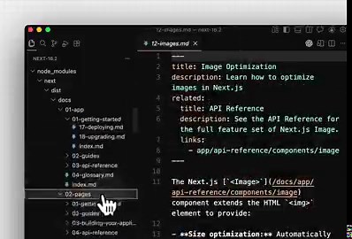 Next.js 16.2 comes with bundled docs for agents