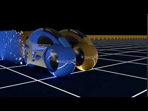 Tron Light Cycles recreated in Blender
