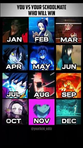 you vs your schoolmate #demonslayer #anime #hashira #game #kny #trend