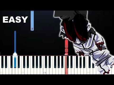 Hypno's Lullaby - Monochrome - Friday Night Funkin (EASY Piano Tutorial)