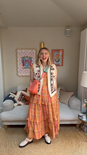 Good things happen when you wear White Stuff. (Trust us.)​ Shop now > https://www.whitestuff.com/p/5868/rosie-check-maxi-dress/PINK_MLT | White Stuff