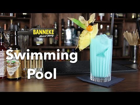 Swimming Pool - Mix Classic Cocktails Yourself - Cocktail Shaker School by Banneke