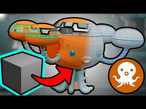 Modelling the Octopod from Octonauts | Blender [Timelapse]