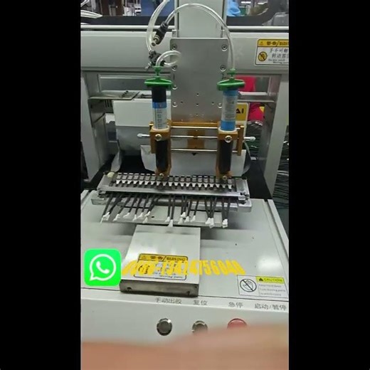 Double Head UV Glue Dispensing Machine for Wire Harness