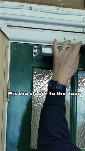 Installing an Automatic Door Closer