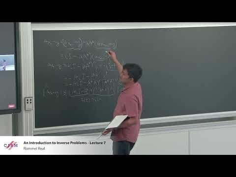 An introduction to inverse problems (7/8) by Prof. REAL Rommel R.