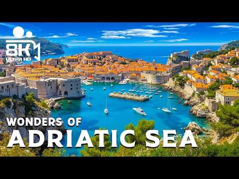 Wonders of the Adriatic Sea – Explore Island Hopping, Seaside Towns, Sunset Bays | Travel Video 4K