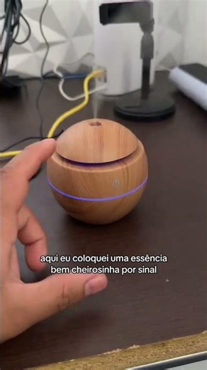 Round Ultrasonic Air Humidifier Diffuser 130ml USB Includes Essential Oil Limited Stock