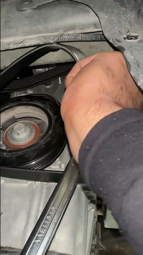 How to easy remove serpentine belt #automobile #mechanic