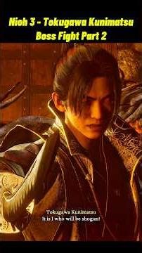 Nioh 3 - Tokugawa Kunimatsu Boss Fight Part 2 #shorts #nioh3 #eldenring #gaming #residentevil9