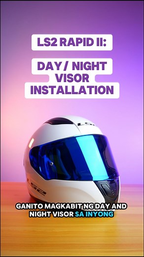 #VocêNasceuParaMudar helmet visor install