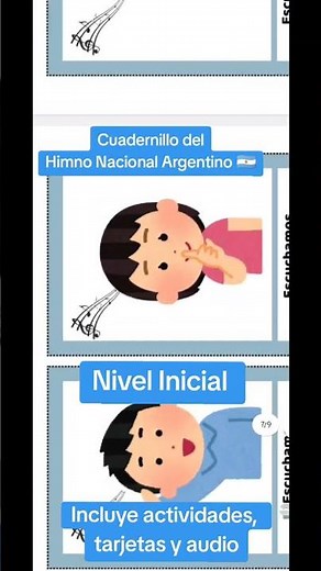 Cuadernillo del Himno Nacional Argentino | Nivel Inicial