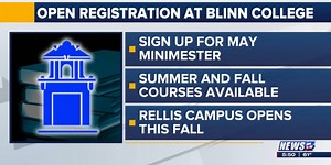 Enrollment begins for Blinn College summer and fall semesters