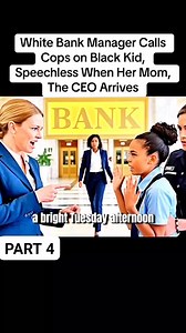 1.9K views · 27 reactions | White Bank Manager Calls Cops on Black Kid, Speechless When Her Mom, The CEO Arrives PART 4 #newstory #new #newtrend #story #foryourpage #trending #news | Karen Tale | Facebook