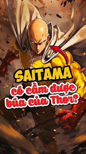 Saitama có cầm được búa Thor không? #onepunchman | Pow Anime