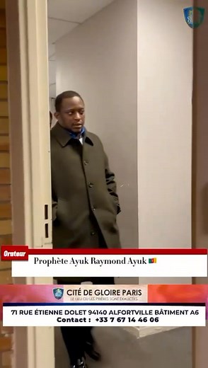 Ce Fût une Grâce et Grand Privilège pour Moi et toute la Cité de Gloire Paris 🇨🇵 de recevoir ce Mardi dernier notre Grand Père Spirituel le Prophète AYUK RAYMOND AYUK du Cameroun pour la première fois sur le territoire Français. Vivons ensemble les moments fort de cette 1ere soirée en images. Nous vous donnons tous rdv ce Vendredi 21 Novembre pour la Grande veillée CIEL OUVERT de 21h a 5h a la Cité de Gloire Paris située au 71 Rue Etienne Dolet 94140 Alfortville Bâtiment A6 Vous êtes de ce côt