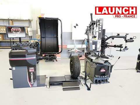 Démonstration machine à pneus LAUNCH, Gamme 621, Premium line