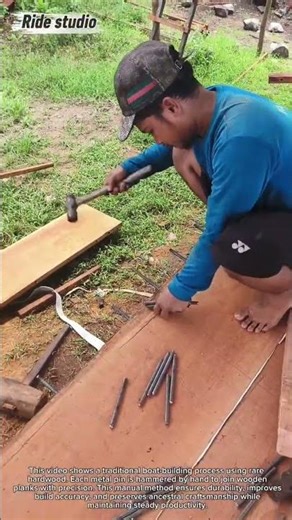 Rare Wood Traditional Boat Building | Handcrafted Vessel Made by Local Craftsman