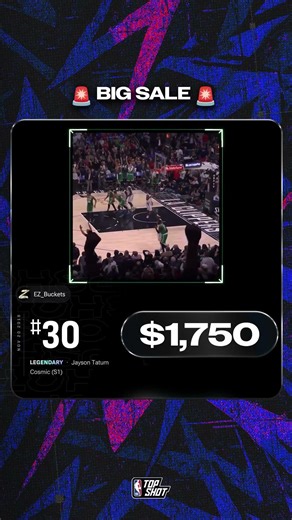 NFT Drop Spotlight: Jayson Tatum Series 1 Cosmic | 85/100