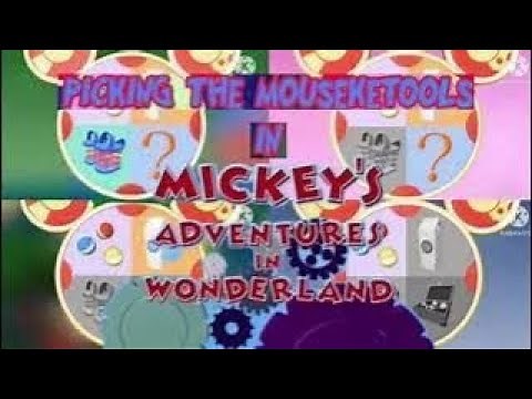Picking The Mouseketools In Mickey's Adventures In Wonderland