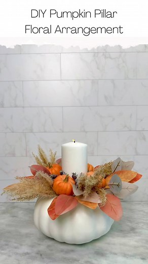 25K views · 115 reactions | This Fall Pumpkin Floral Centerpiece is a...