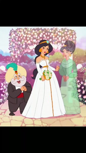 Charming Animated Wedding Scenes with Bride and Groom