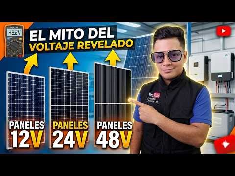 🔴 Panel Solar a 12V 24V 48V
