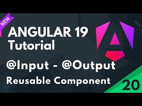 Angular 19 Tutorial | @Input & @Output in Angular | Reusable Component Angular | Part 20
