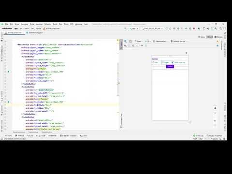 SDP Lab - implement Radiobutton in RelativeLayout