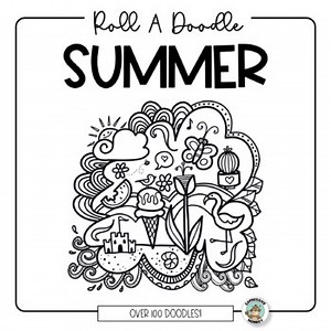 Doodle Drawing Art Lesson • Summer Art Activity • How to Doodle Draw