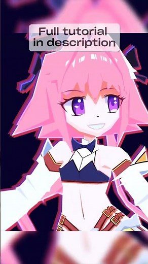 How I made low poly Astolfo 🐰