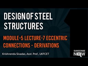 Eccentric Connections| Module 5 DSS KTU| Design of Steel Structures
