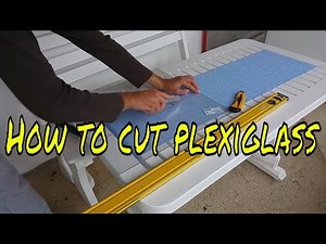 How to cut plexiglass with exacto knife