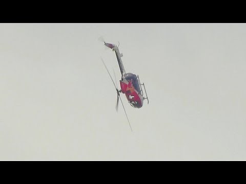 ✈ Helicopter Looping BO 105 - HD Footage at RED BULL RACE DAY Airshow Acrobatic with Edge 540