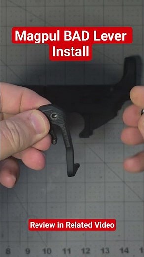 How to Install a Magpul BAD Lever in 30 Seconds
