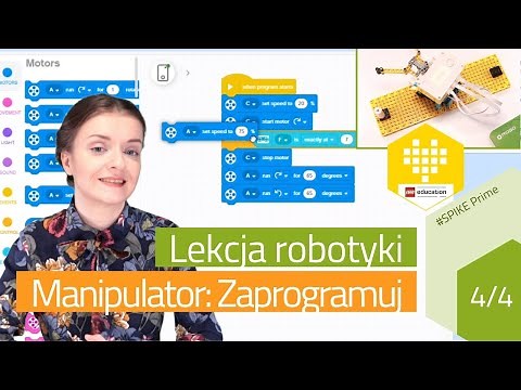 Budujemy i programujemy Manipulator z LEGO SPIKE Prime - część 4 - Zaprogramuj robota