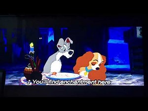 Disney Lady And The Tramp 1955 Bella Notte