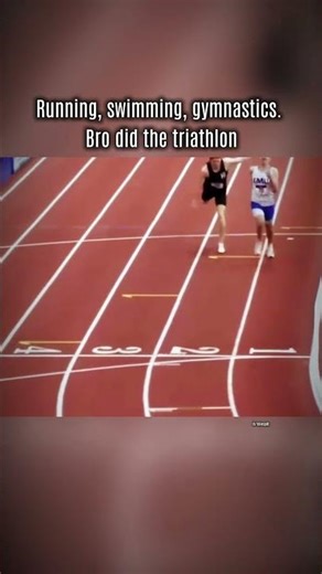 bro's struggling on the track #trackandfield #fail #running