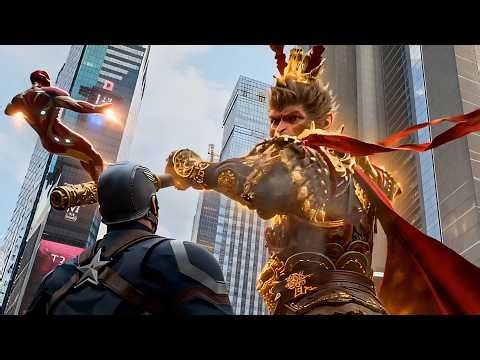 Avengers vs Wukong vs Superman vs Godzilla vs Transformers Epic Battle - Seedance 2.0